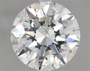 Picture of Natural Diamond 2.01 Carats, Round with Excellent Cut, G Color, I1 Clarity and Certified by GIA