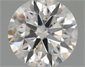 Natural Diamond 0.50 Carats, Round with Excellent Cut, G Color, SI1 Clarity and Certified by IGI