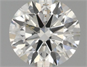 Natural Diamond 0.50 Carats, Round with Excellent Cut, H Color, SI1 Clarity and Certified by IGI