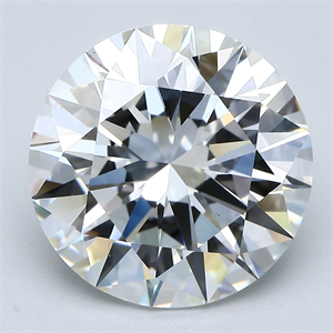 Picture of Natural Diamond 4.55 Carats, Round with Excellent Cut, G Color, VS2 Clarity and Certified by GIA