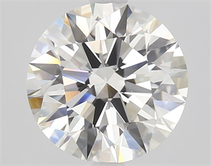 Picture of Natural Diamond 2.19 Carats, Round with Excellent Cut, I Color, VS1 Clarity and Certified by GIA