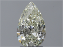 Natural Diamond 1.70 Carats, Pear with  Cut, J Color, SI1 Clarity and Certified by IGI