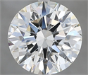 Natural Diamond 3.01 Carats, Round with Excellent Cut, J Color, SI1 Clarity and Certified by GIA