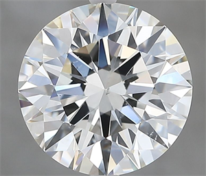 Picture of Natural Diamond 3.01 Carats, Round with Excellent Cut, J Color, SI1 Clarity and Certified by GIA