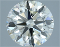 Natural Diamond 2.97 Carats, Round with Excellent Cut, I Color, VVS2 Clarity and Certified by IGI