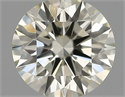 Natural Diamond 0.40 Carats, Round with Excellent Cut, J Color, SI1 Clarity and Certified by IGI