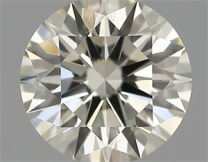 Picture of Natural Diamond 0.40 Carats, Round with Excellent Cut, J Color, SI1 Clarity and Certified by IGI