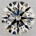 Natural Diamond 0.40 Carats, Round with Excellent Cut, J Color, VVS1 Clarity and Certified by GIA