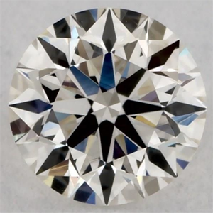 Picture of Natural Diamond 0.40 Carats, Round with Excellent Cut, J Color, VVS1 Clarity and Certified by GIA