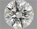 Natural Diamond 0.60 Carats, Round with Excellent Cut, J Color, VS1 Clarity and Certified by IGI