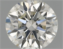 Natural Diamond 0.50 Carats, Round with Excellent Cut, H Color, SI2 Clarity and Certified by IGI