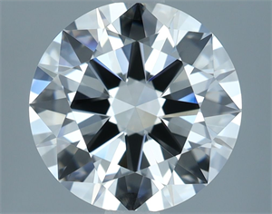 Picture of Natural Diamond 2.32 Carats, Round with Excellent Cut, H Color, VVS1 Clarity and Certified by GIA