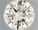 Natural Diamond 0.50 Carats, Round with Excellent Cut, J Color, VS1 Clarity and Certified by IGI