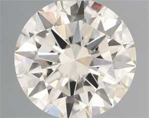 Picture of Natural Diamond 0.50 Carats, Round with Excellent Cut, J Color, VS1 Clarity and Certified by IGI