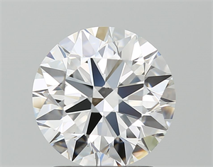 Picture of Natural Diamond 2.02 Carats, Round with Excellent Cut, F Color, VS1 Clarity and Certified by GIA