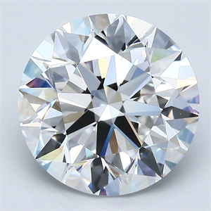 Picture of Natural Diamond 4.01 Carats, Round with Excellent Cut, E Color, VS1 Clarity and Certified by GIA