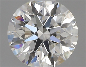 Picture of Natural Diamond 0.40 Carats, Round with Excellent Cut, I Color, IF Clarity and Certified by GIA