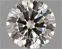 Natural Diamond 0.50 Carats, Round with Excellent Cut, I Color, SI1 Clarity and Certified by IGI