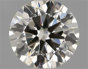 Picture of Natural Diamond 0.50 Carats, Round with Excellent Cut, I Color, SI1 Clarity and Certified by IGI