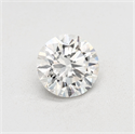 Natural Diamond 2.20 Carats, Round with Excellent Cut, K Color, SI1 Clarity and Certified by GIA