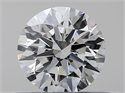 Natural Diamond 0.41 Carats, Round with Excellent Cut, J Color, VVS1 Clarity and Certified by GIA