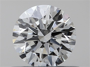 Picture of Natural Diamond 0.41 Carats, Round with Excellent Cut, J Color, VVS1 Clarity and Certified by GIA