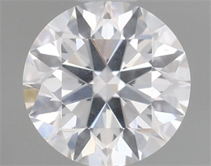 Picture of Natural Diamond 0.41 Carats, Round with Excellent Cut, D Color, I1 Clarity and Certified by GIA