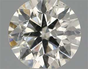 Picture of Natural Diamond 0.40 Carats, Round with Excellent Cut, J Color, SI2 Clarity and Certified by IGI