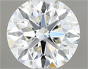 Natural Diamond 0.40 Carats, Round with Very Good Cut, J Color, VS2 Clarity and Certified by GIA