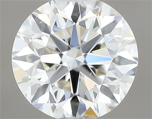 Picture of Natural Diamond 0.40 Carats, Round with Very Good Cut, J Color, VS2 Clarity and Certified by GIA