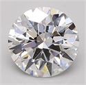 Natural Diamond 1.80 Carats, Round with Excellent Cut, E Color, VS2 Clarity and Certified by GIA