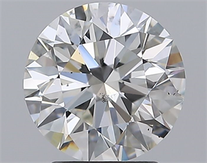 Picture of Natural Diamond 2.21 Carats, Round with Excellent Cut, H Color, SI1 Clarity and Certified by GIA