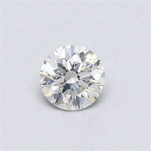 Picture of Natural Diamond 0.40 Carats, Round with Very Good Cut, I Color, SI2 Clarity and Certified by GIA