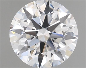 Picture of Natural Diamond 0.40 Carats, Round with Excellent Cut, D Color, VVS2 Clarity and Certified by IGI