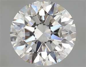 Picture of Natural Diamond 2.14 Carats, Round with Excellent Cut, H Color, VS1 Clarity and Certified by GIA