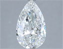 Natural Diamond 2.68 Carats, Pear with  Cut, H Color, SI1 Clarity and Certified by IGI