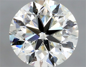 Picture of Natural Diamond 0.40 Carats, Round with Very Good Cut, K Color, SI1 Clarity and Certified by GIA