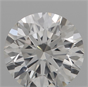 Natural Diamond 0.40 Carats, Round with Excellent Cut, H Color, SI1 Clarity and Certified by GIA