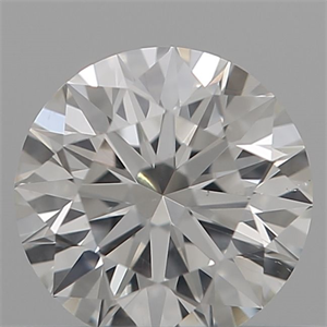 Picture of Natural Diamond 0.40 Carats, Round with Excellent Cut, H Color, SI1 Clarity and Certified by GIA