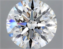 Natural Diamond 0.46 Carats, Round with Excellent Cut, H Color, VS2 Clarity and Certified by GIA