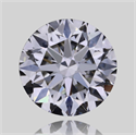 Natural Diamond 0.40 Carats, Round with Very Good Cut, J Color, VVS1 Clarity and Certified by GIA