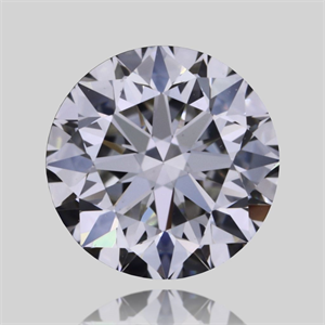 Picture of Natural Diamond 0.40 Carats, Round with Very Good Cut, J Color, VVS1 Clarity and Certified by GIA