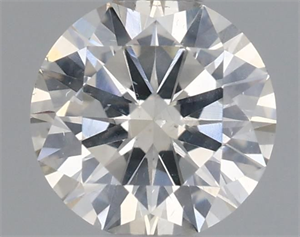 Picture of Natural Diamond 0.41 Carats, Round with Excellent Cut, K Color, SI1 Clarity and Certified by IGI