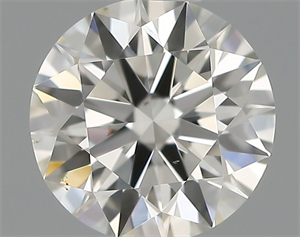 Picture of Natural Diamond 0.41 Carats, Round with Excellent Cut, H Color, VS2 Clarity and Certified by IGI