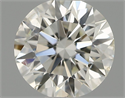 Natural Diamond 0.50 Carats, Round with Excellent Cut, H Color, SI1 Clarity and Certified by IGI