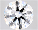 Natural Diamond 2.50 Carats, Round with Excellent Cut, I Color, VS1 Clarity and Certified by GIA