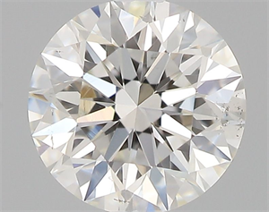 Picture of Natural Diamond 0.44 Carats, Round with Excellent Cut, H Color, SI1 Clarity and Certified by GIA