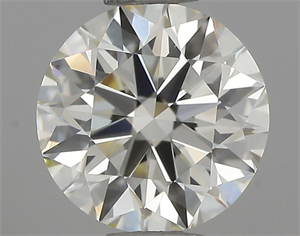 Picture of Natural Diamond 0.62 Carats, Round with Excellent Cut, K Color, IF Clarity and Certified by IGI