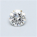 Natural Diamond 0.43 Carats, Round with Very Good Cut, E Color, SI1 Clarity and Certified by GIA