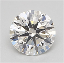 Natural Diamond 0.40 Carats, Round with Excellent Cut, H Color, VVS1 Clarity and Certified by GIA